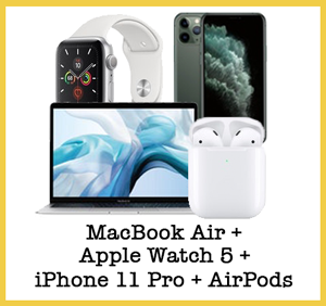 Apple product bundle sold on DealDash
