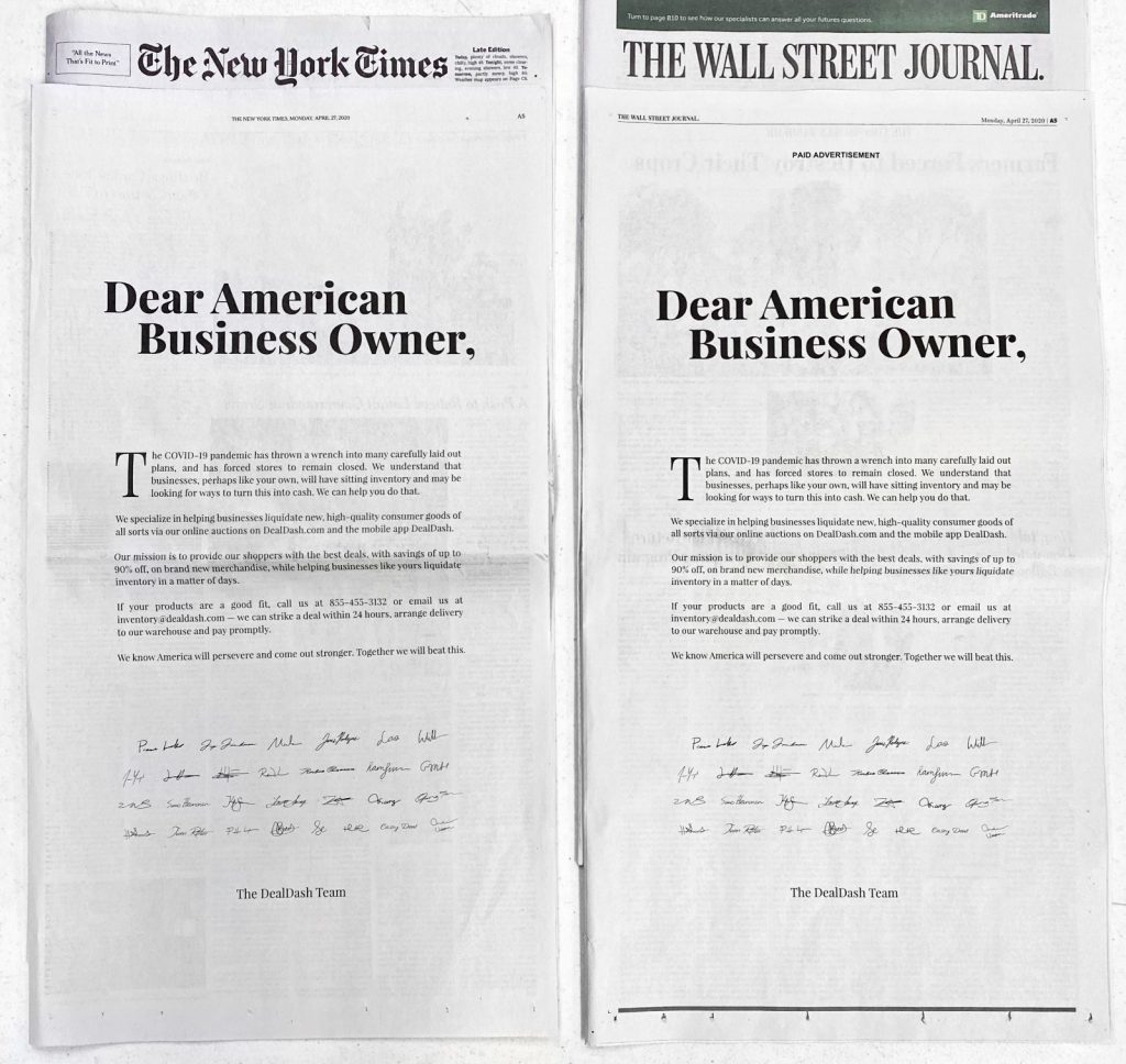 DealDash buys inventory liquidations and other brand new goods