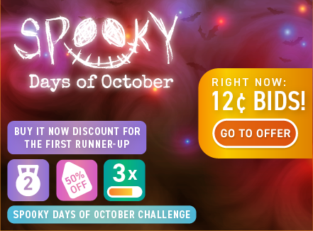 Spooky Days of October deals are great on DealDash this year